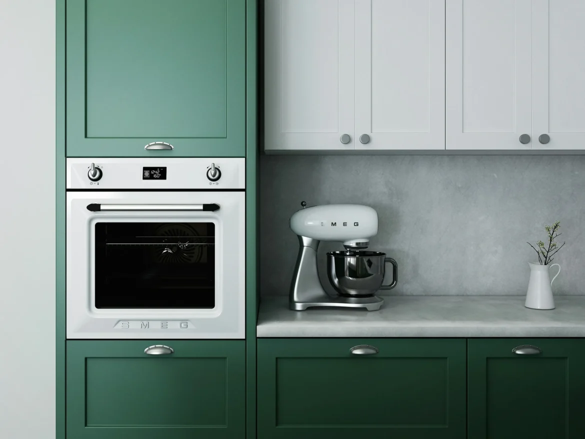 Nice green kitchen