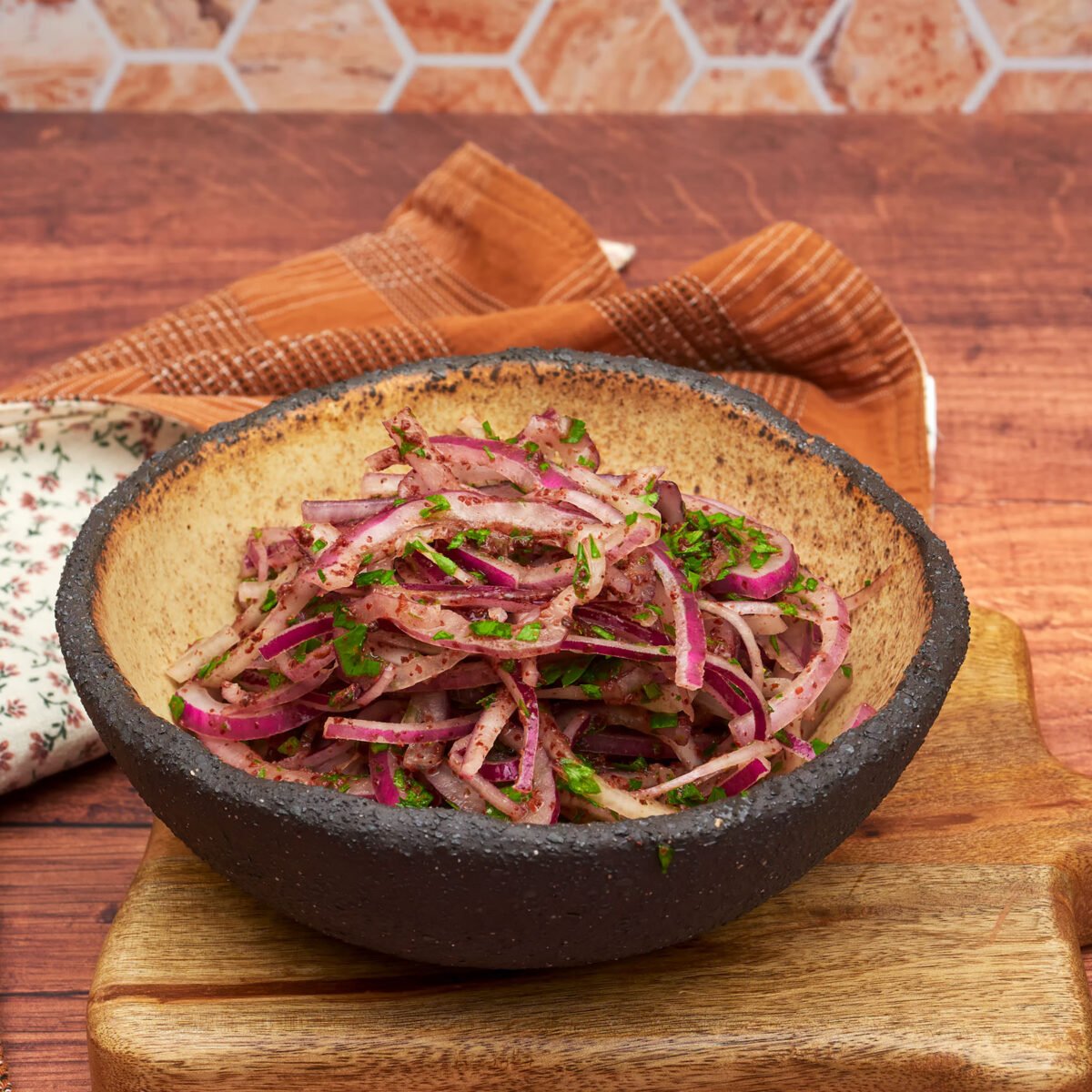 Turkish Onion and Sumac Salad=